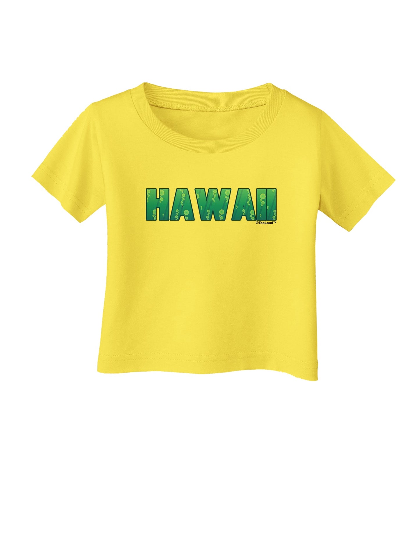 Hawaii Ocean Bubbles Infant T-Shirt by TooLoud-Infant T-Shirt-TooLoud-Yellow-06-Months-Davson Sales