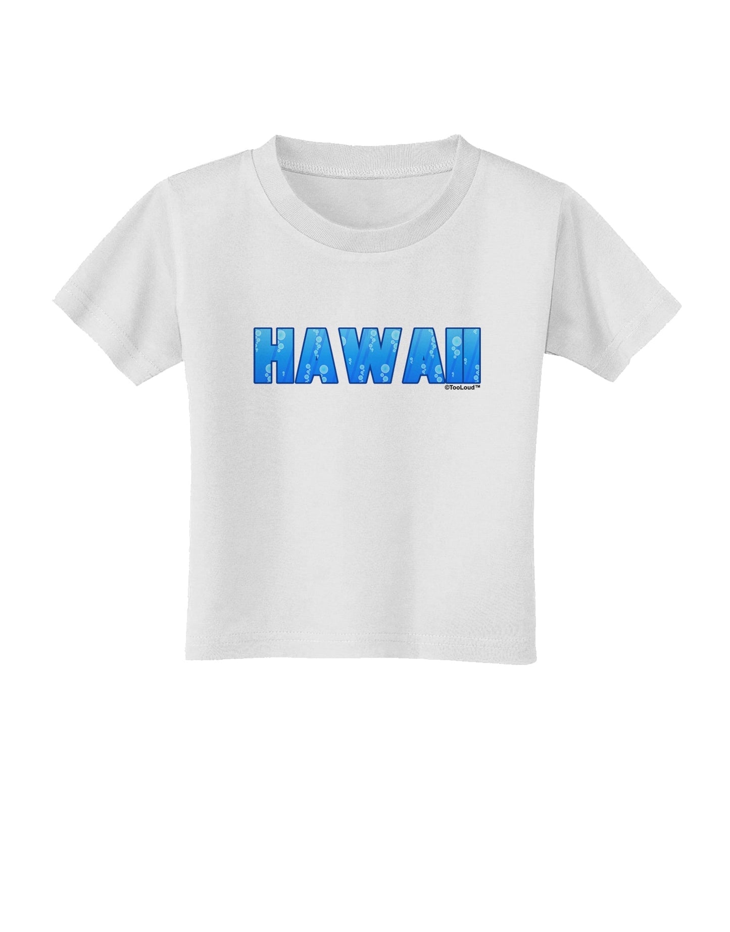 Hawaii Ocean Bubbles Toddler T-Shirt by TooLoud-Toddler T-Shirt-TooLoud-White-2T-Davson Sales