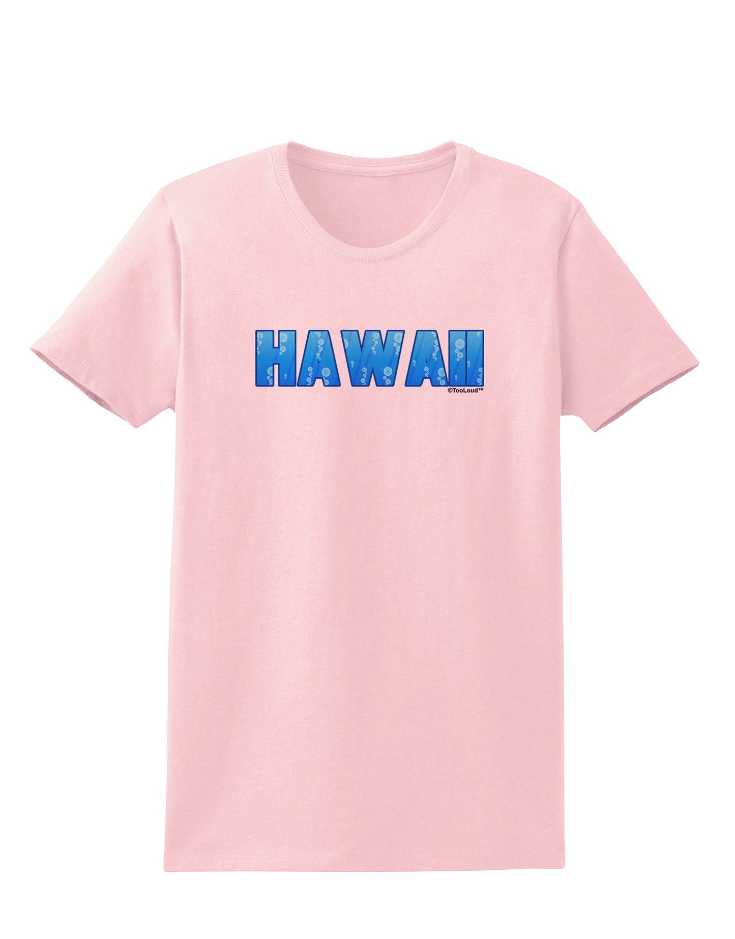 Hawaii Ocean Bubbles Womens T-Shirt by TooLoud-Womens T-Shirt-TooLoud-PalePink-X-Small-Davson Sales