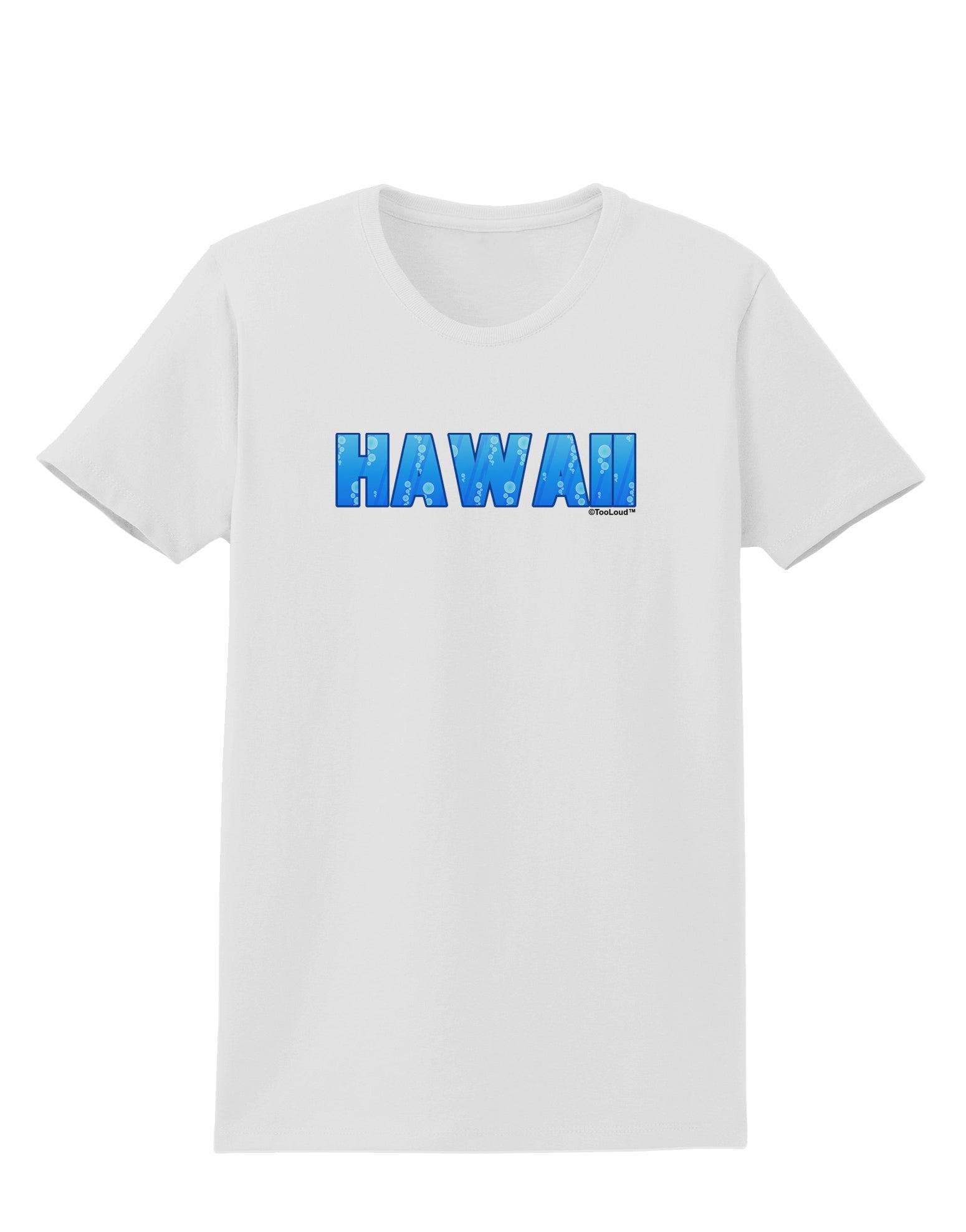 Hawaii Ocean Bubbles Womens T-Shirt by TooLoud-Womens T-Shirt-TooLoud-White-X-Small-Davson Sales