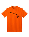 Hawaii - United States Shape Adult T-Shirt: A Stylish Addition to Your Wardrobe by TooLoud-Mens T-shirts-TooLoud-Orange-Small-Davson Sales