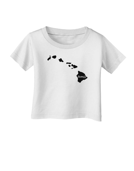 Hawaii - United States Shape Infant T-Shirt by TooLoud-Infant T-Shirt-TooLoud-White-06-Months-Davson Sales