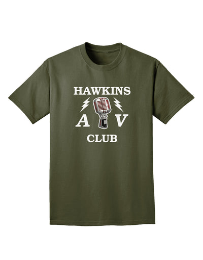 Hawkins AV Club Adult Dark T-Shirt by TooLoud-Mens T-Shirt-TooLoud-Military-Green-Small-Davson Sales