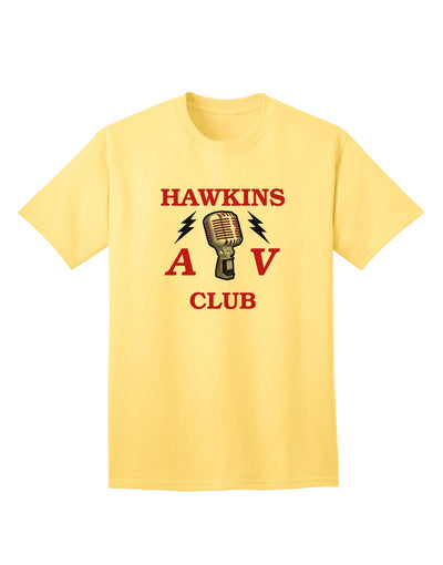 Hawkins AV Club Adult T-Shirt - A Must-Have for Fans, Exclusively by TooLoud-Mens T-shirts-TooLoud-Yellow-Small-Davson Sales