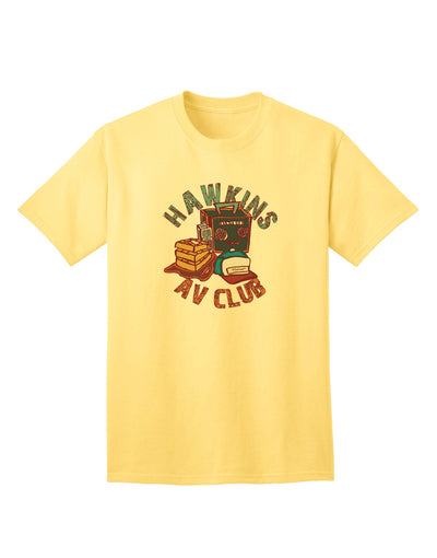 Hawkins AV Club Adult T-Shirt by TooLoud-Mens T-shirts-TooLoud-Yellow-Small-Davson Sales
