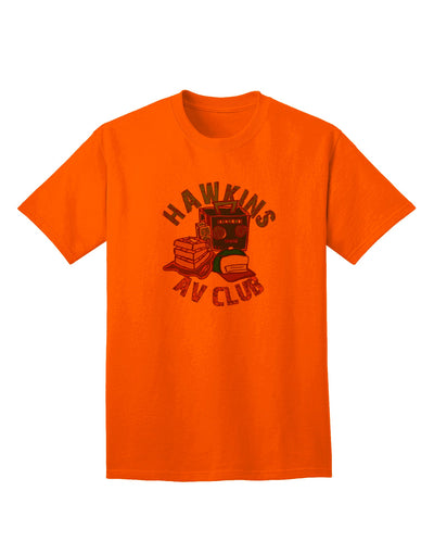 Hawkins AV Club Adult T-Shirt by TooLoud-Mens T-shirts-TooLoud-Orange-Small-Davson Sales