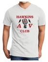 Hawkins AV Club Adult V-Neck T-shirt by TooLoud-Mens V-Neck T-Shirt-TooLoud-White-Small-Davson Sales