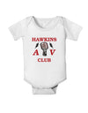 Hawkins AV Club Baby Romper Bodysuit by TooLoud-Baby Romper-TooLoud-White-06-Months-Davson Sales