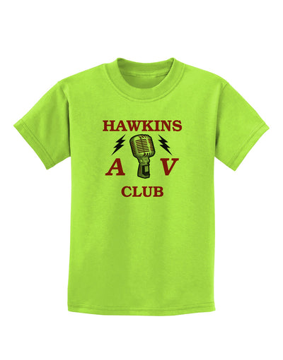 Hawkins AV Club Childrens T-Shirt by TooLoud-Childrens T-Shirt-TooLoud-Lime-Green-X-Small-Davson Sales