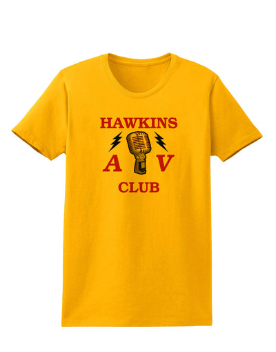 Hawkins AV Club Womens T-Shirt by TooLoud-Womens T-Shirt-TooLoud-Gold-X-Small-Davson Sales