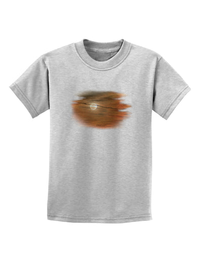 Hazy Moon Childrens T-Shirt-Childrens T-Shirt-TooLoud-AshGray-X-Small-Davson Sales