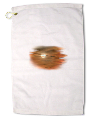 Hazy Moon Premium Cotton Golf Towel - 16 x 25 inch-Golf Towel-TooLoud-16x25"-Davson Sales