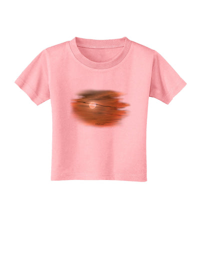 Hazy Moon Toddler T-Shirt-Toddler T-Shirt-TooLoud-Candy-Pink-2T-Davson Sales