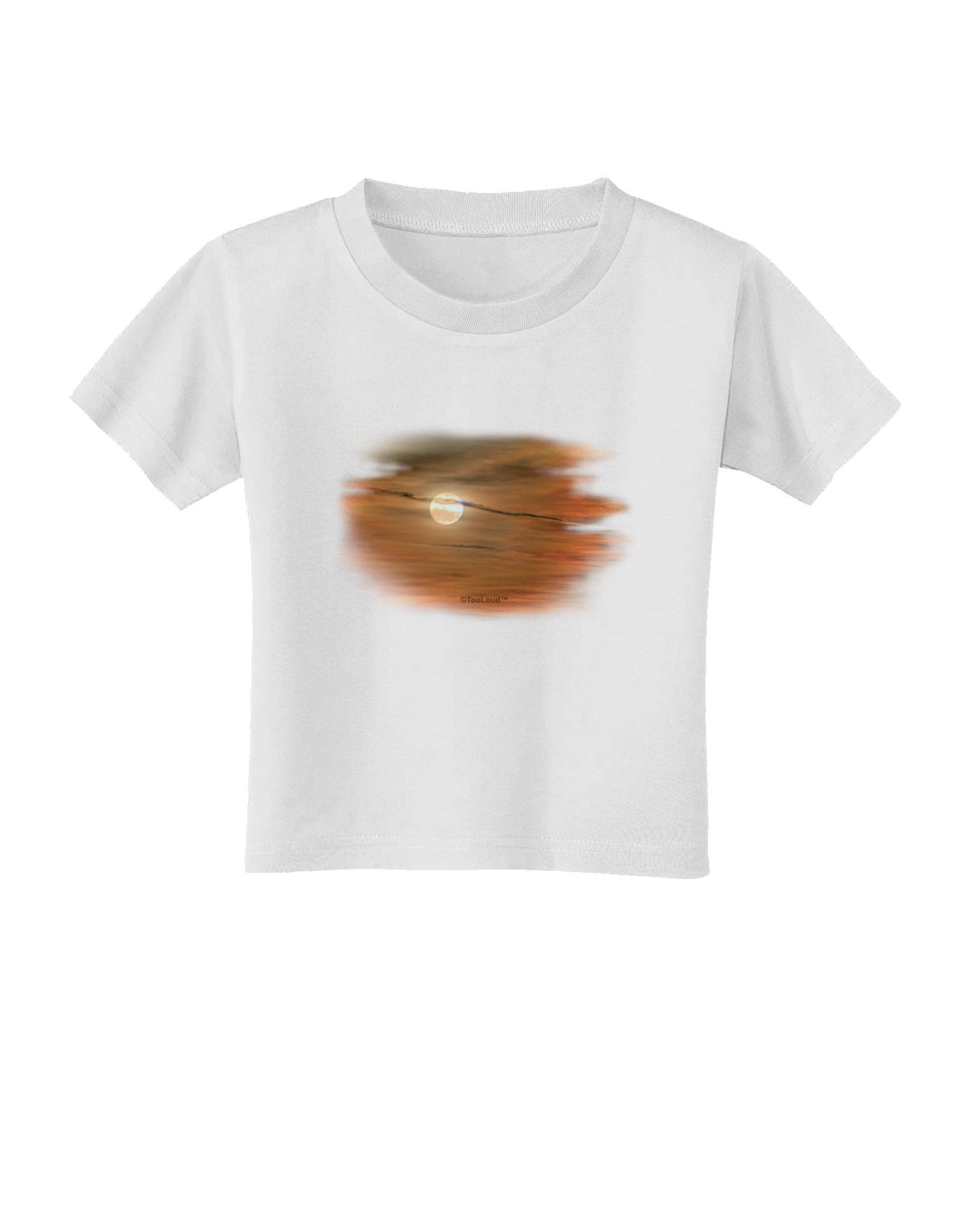 Hazy Moon Toddler T-Shirt-Toddler T-Shirt-TooLoud-White-2T-Davson Sales