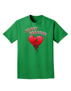 Heart Breaker Cute Adult Dark T-Shirt-Mens T-Shirt-TooLoud-Kelly-Green-Small-Davson Sales