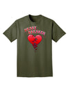 Heart Breaker Cute Adult Dark T-Shirt-Mens T-Shirt-TooLoud-Military-Green-Small-Davson Sales