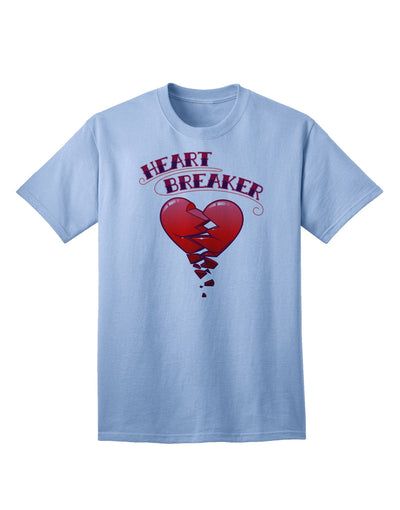 Heart Breaker Cute Adult T-Shirt-Mens T-Shirt-TooLoud-Light-Blue-Small-Davson Sales