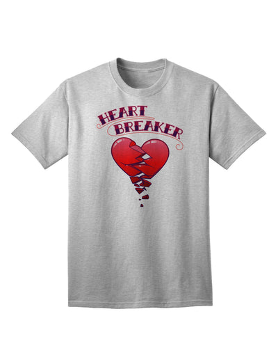 Heart Breaker Cute Adult T-Shirt-Mens T-Shirt-TooLoud-AshGray-Small-Davson Sales