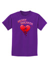 Heart Breaker Cute Childrens Dark T-Shirt-Childrens T-Shirt-TooLoud-Purple-X-Small-Davson Sales