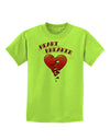 Heart Breaker Cute Childrens T-Shirt-Childrens T-Shirt-TooLoud-Lime-Green-X-Small-Davson Sales