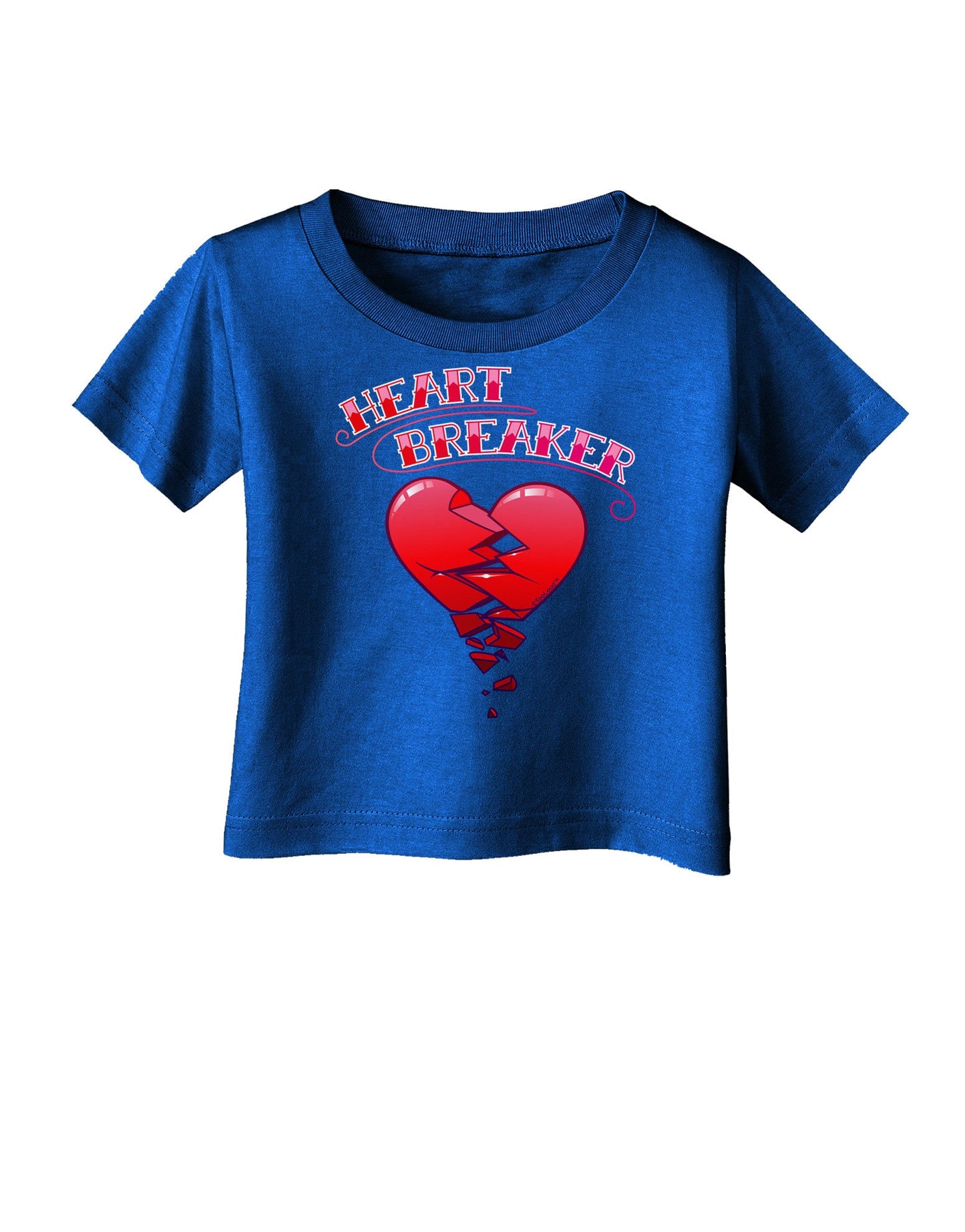 Heart Breaker Cute Infant T-Shirt Dark by-Infant T-Shirt-TooLoud-Royal-Blue-06-Months-Davson Sales