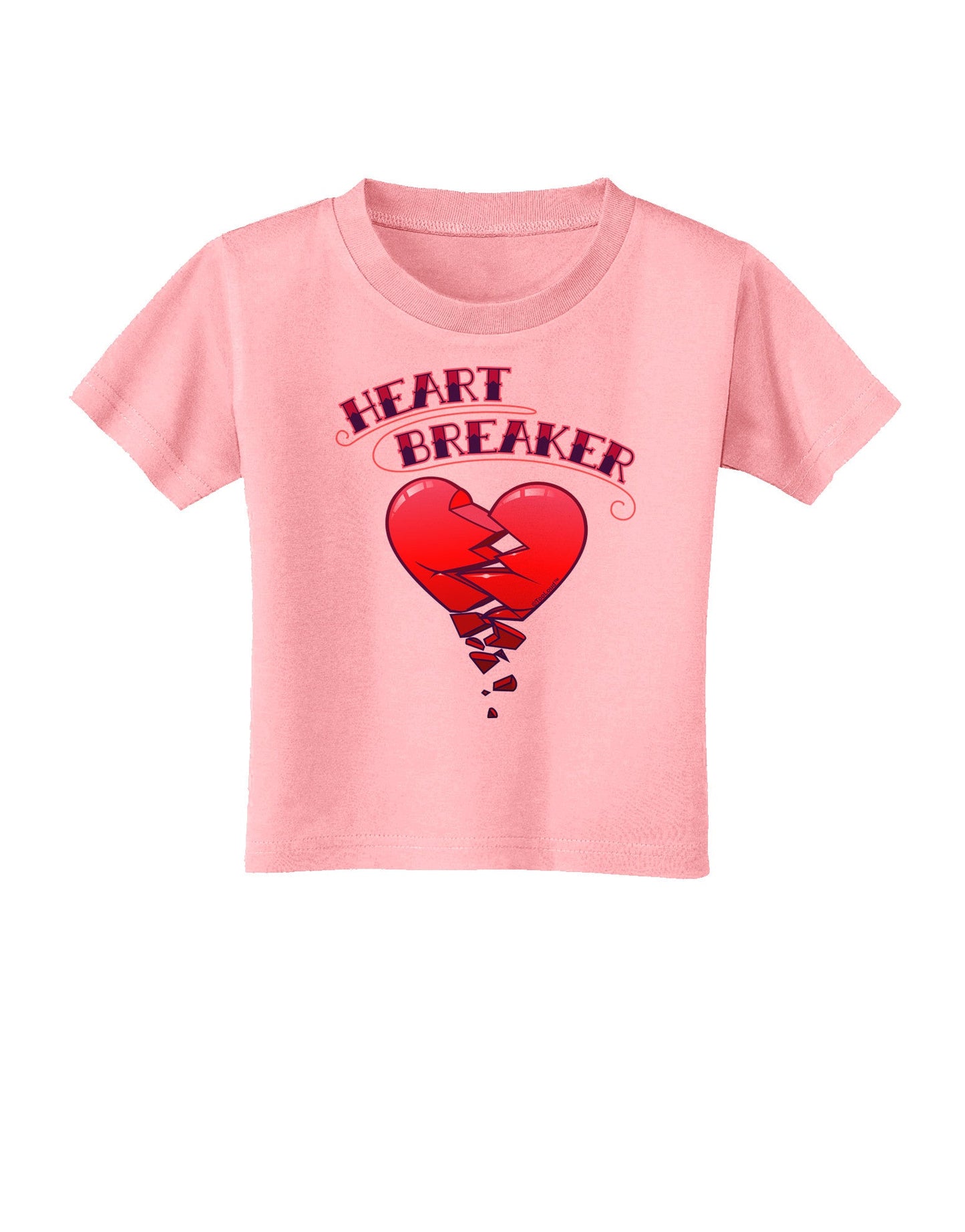 Heart Breaker Cute Toddler T-Shirt-Toddler T-Shirt-TooLoud-Candy-Pink-2T-Davson Sales