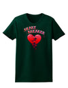 Heart Breaker Cute Womens Dark T-Shirt-TooLoud-Forest-Green-Small-Davson Sales