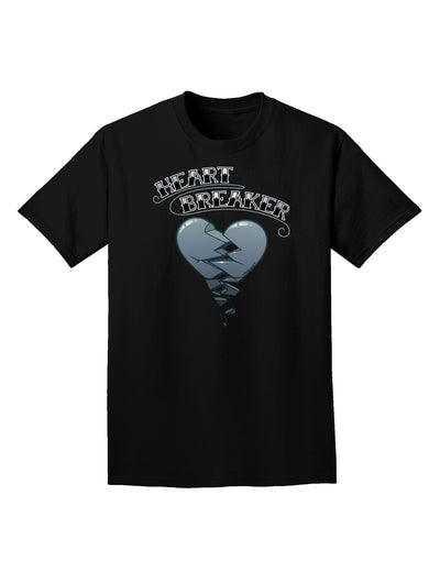 Heart Breaker Manly Adult Dark T-Shirt-Mens T-Shirt-TooLoud-Black-Small-Davson Sales