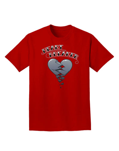 Heart Breaker Manly Adult Dark T-Shirt-Mens T-Shirt-TooLoud-Red-Small-Davson Sales