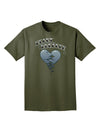 Heart Breaker Manly Adult Dark T-Shirt-Mens T-Shirt-TooLoud-Military-Green-Small-Davson Sales