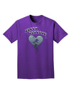 Heart Breaker Manly Adult Dark T-Shirt-Mens T-Shirt-TooLoud-Purple-Small-Davson Sales