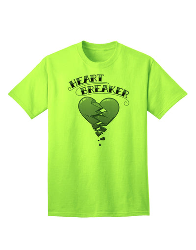 Heart Breaker Manly Adult T-Shirt-Mens T-Shirt-TooLoud-Neon-Green-Small-Davson Sales