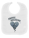 Heart Breaker Manly Baby Bib by