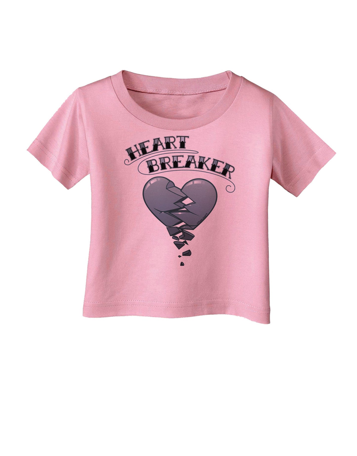 Heart Breaker Manly Infant T-Shirt-Infant T-Shirt-TooLoud-Candy-Pink-06-Months-Davson Sales