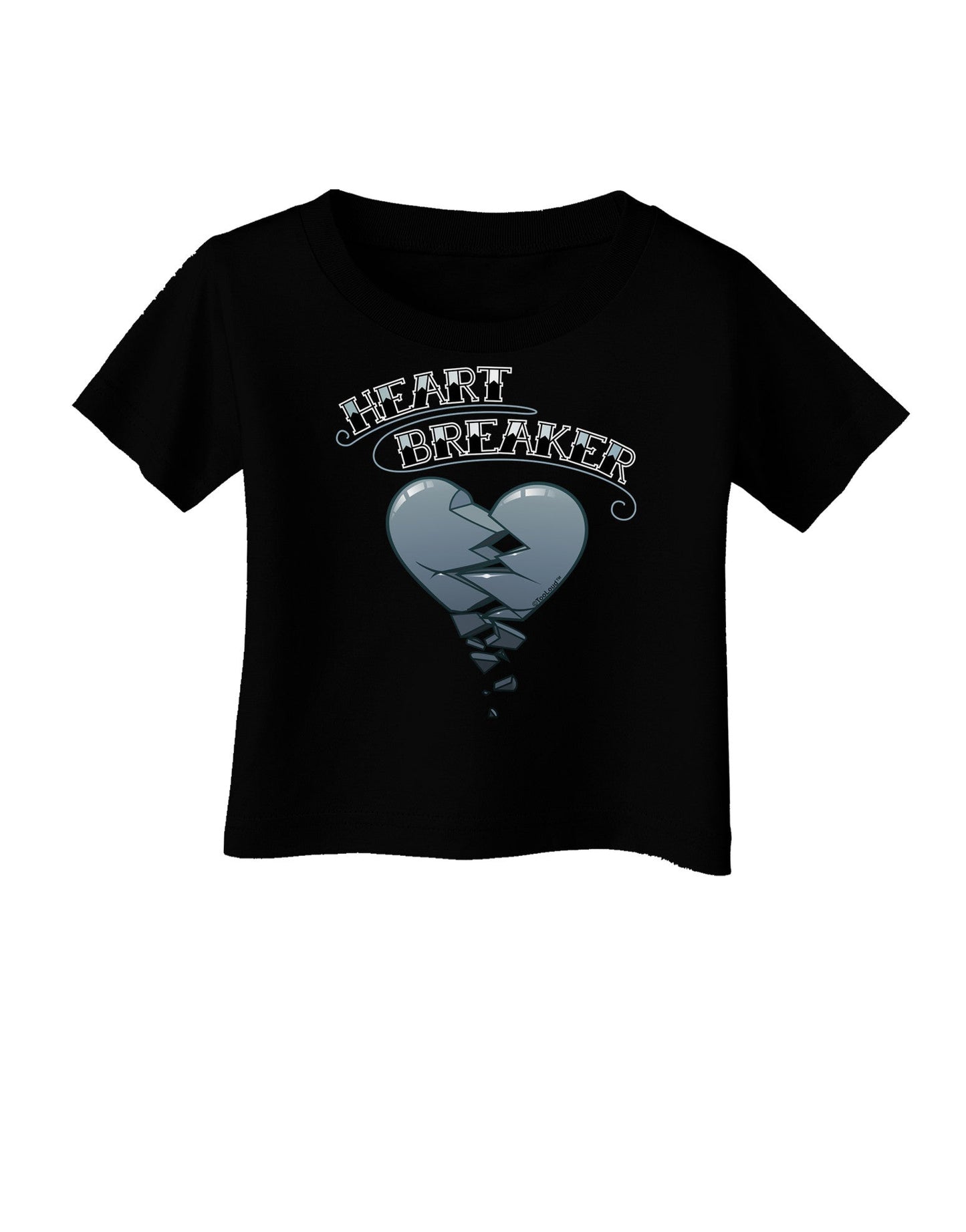 Heart Breaker Manly Infant T-Shirt Dark by-Infant T-Shirt-TooLoud-Black-06-Months-Davson Sales
