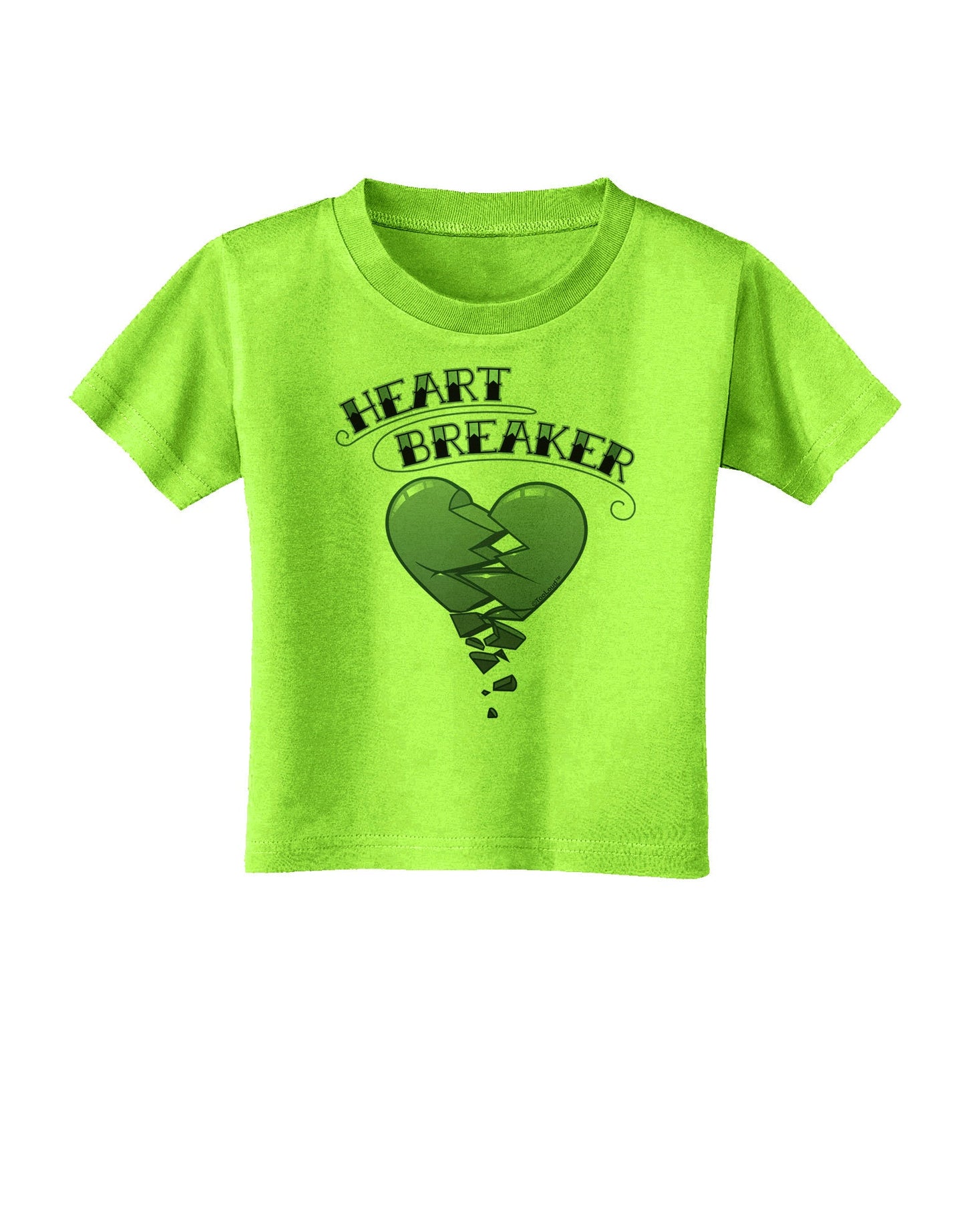Heart Breaker Manly Toddler T-Shirt-Toddler T-Shirt-TooLoud-Lime-Green-2T-Davson Sales