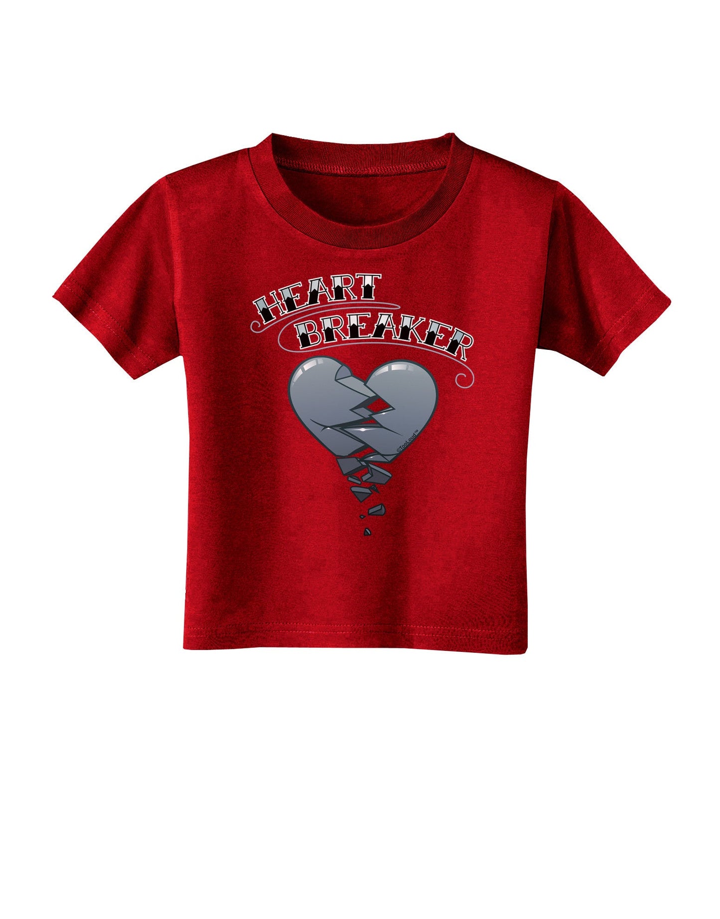 Heart Breaker Manly Toddler T-Shirt Dark by-Toddler T-Shirt-TooLoud-Red-2T-Davson Sales