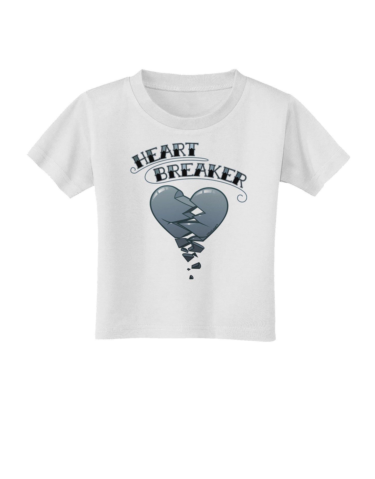 Heart Breaker Manly Toddler T-Shirt-Toddler T-Shirt-TooLoud-White-2T-Davson Sales