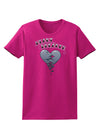 Heart Breaker Manly Womens Dark T-Shirt-TooLoud-Hot-Pink-Small-Davson Sales