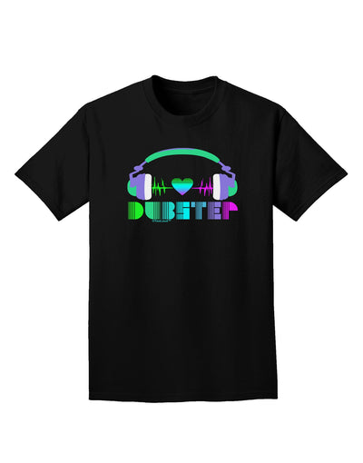 Heart Dubstep Adult Dark T-Shirt-Mens T-Shirt-TooLoud-Black-Small-Davson Sales