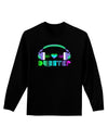 Heart Dubstep Adult Long Sleeve Dark T-Shirt-TooLoud-Black-Small-Davson Sales