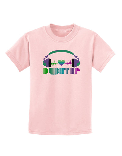 Heart Dubstep Childrens T-Shirt-Childrens T-Shirt-TooLoud-PalePink-X-Small-Davson Sales