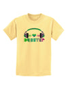 Heart Dubstep Childrens T-Shirt-Childrens T-Shirt-TooLoud-Daffodil-Yellow-X-Small-Davson Sales