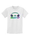 Heart Dubstep Childrens T-Shirt-Childrens T-Shirt-TooLoud-White-X-Small-Davson Sales