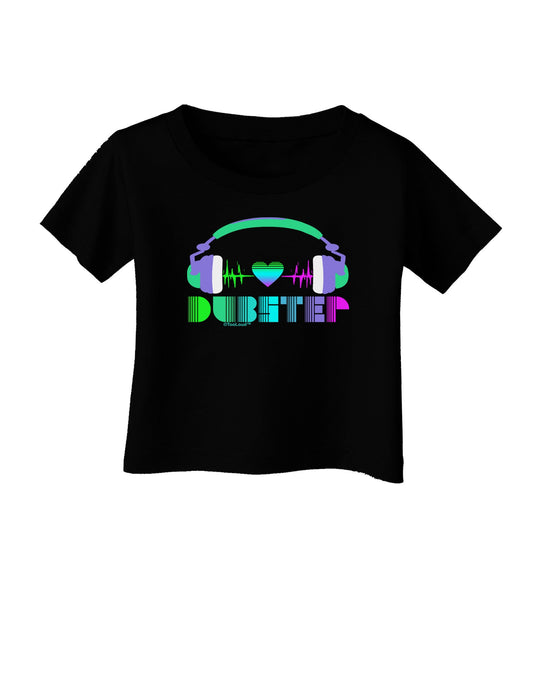 Heart Dubstep Infant T-Shirt Dark-Infant T-Shirt-TooLoud-Black-06-Months-Davson Sales