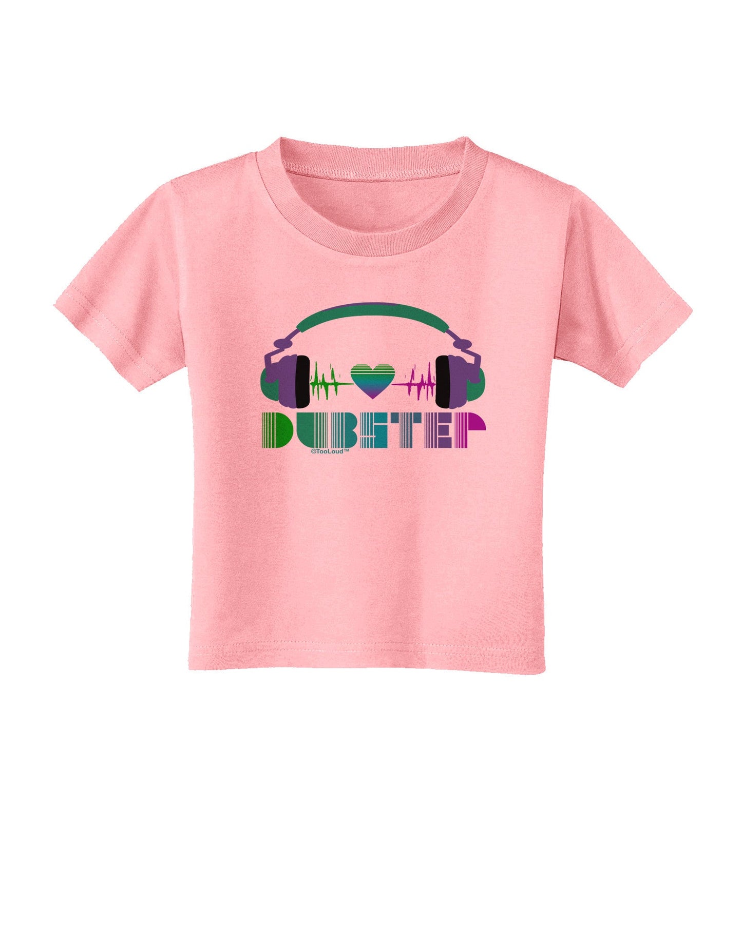 Heart Dubstep Toddler T-Shirt-Toddler T-Shirt-TooLoud-Candy-Pink-2T-Davson Sales