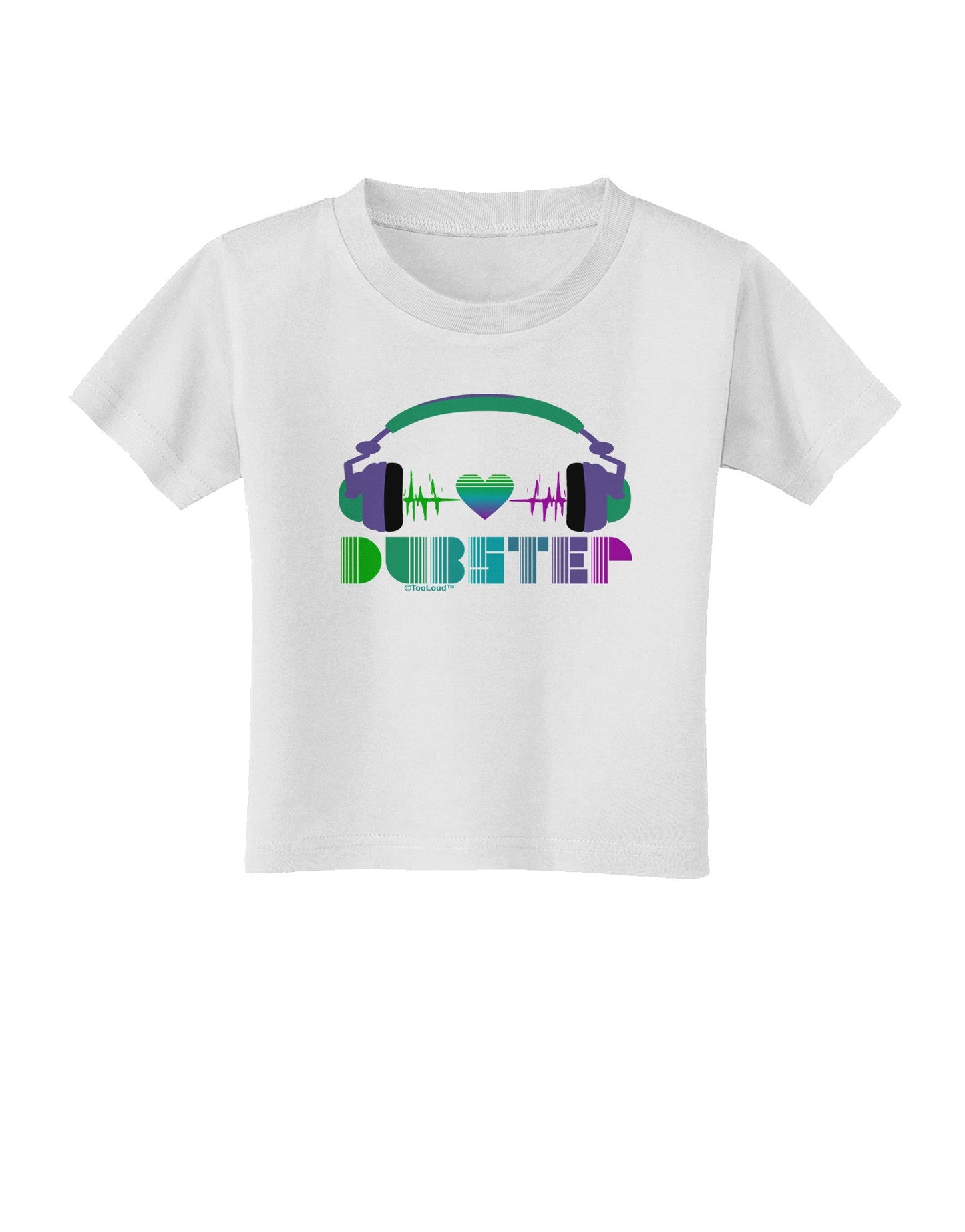 Heart Dubstep Toddler T-Shirt-Toddler T-Shirt-TooLoud-White-2T-Davson Sales