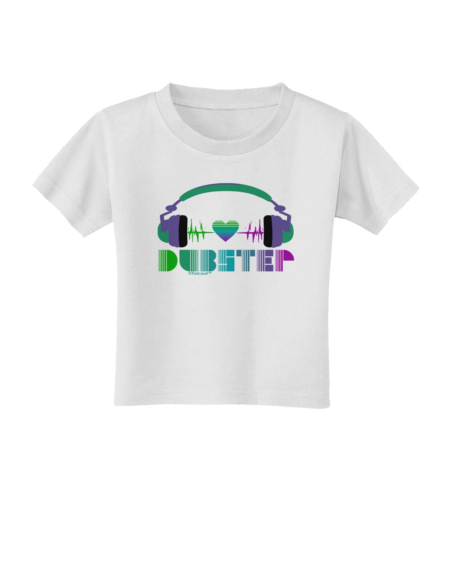 Heart Dubstep Toddler T-Shirt-Toddler T-Shirt-TooLoud-White-2T-Davson Sales