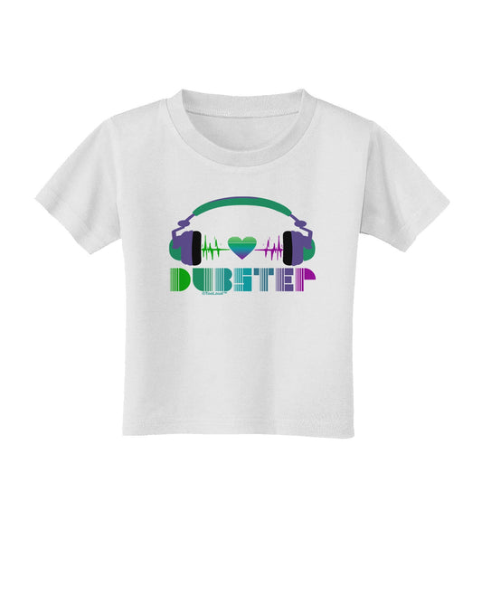 Heart Dubstep Toddler T-Shirt-Toddler T-Shirt-TooLoud-White-2T-Davson Sales