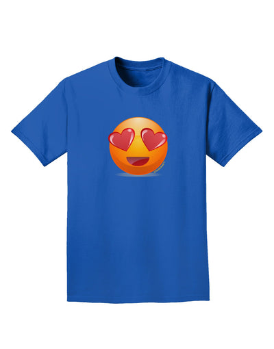 Heart Eye Emoji Adult Dark T-Shirt-Mens T-Shirt-TooLoud-Royal-Blue-Small-Davson Sales